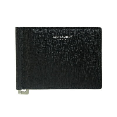 サンローランパリ SAINT LAURENT PARIS 財布 メンズ 二つ折財布(マネークリップ) ブラック CLASSIC SAINT LAURENT BILL CLIP WALLET 378005 BTY0N 1000 BLACK