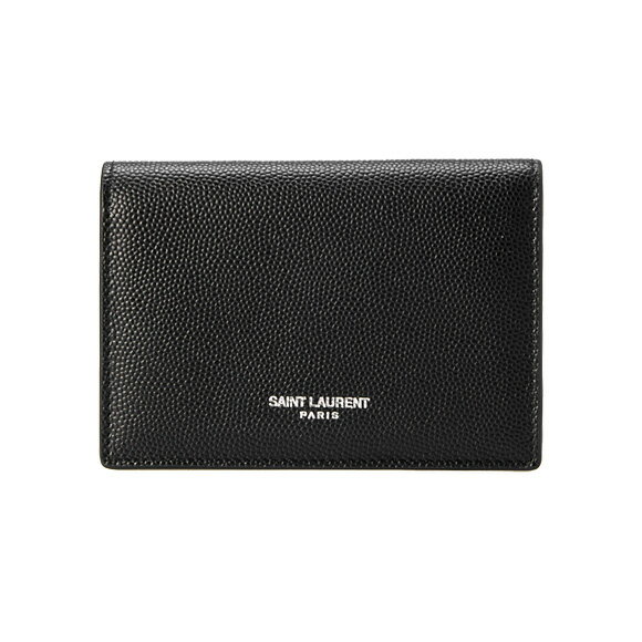 イヴサンローラン サンローランパリ SAINT LAURENT PARIS メンズ 名刺入れ（カードケース） ブラック CLASSIC SAINT LAURENT BUSINESS CARD CASE 469338 BTY7N 1000 BLACK【2024SS】