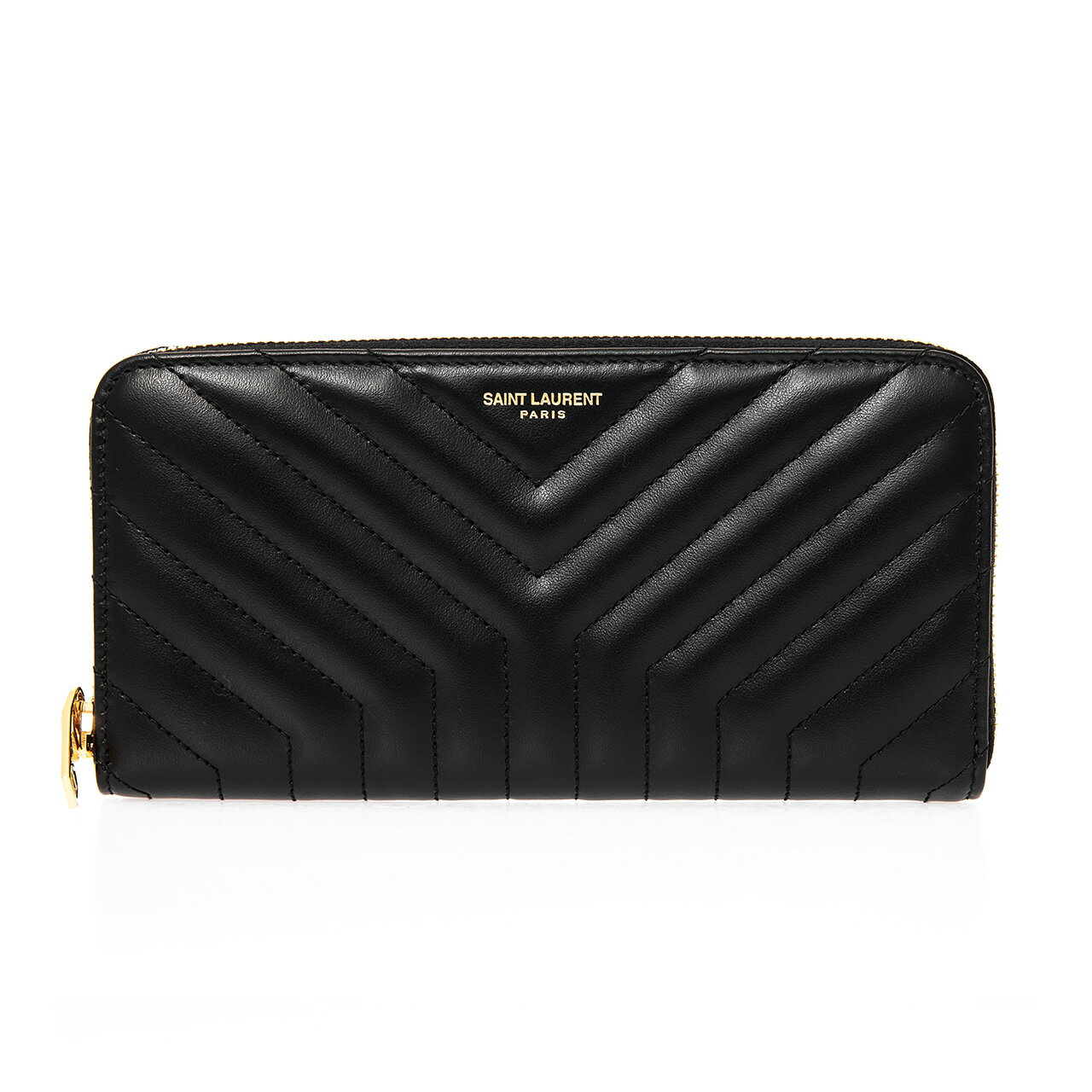 サンローラン パリ SAINT LAURENT PARIS 財布 レディース ラウンドファスナー長財布 ブラック JOAN ZIP-AROUND WALLET [ジョアン] 650982 DV701 1000 BLACK【2022SS】