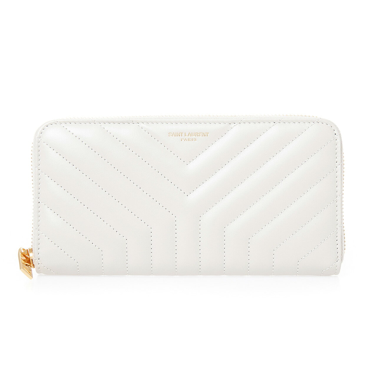 サンローラン パリ SAINT LAURENT PARIS 財布 レディース ラウンドファスナー長財布 クリーム JOAN ZIP-AROUND WALLET 650982 DV701 9207 CREMA SOFT