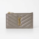 サンローラン パリ SAINT LAURENT PARIS 財布 レディース カードケース/コインケース MONOGRAM FRAGMENTS ZIPPERED...