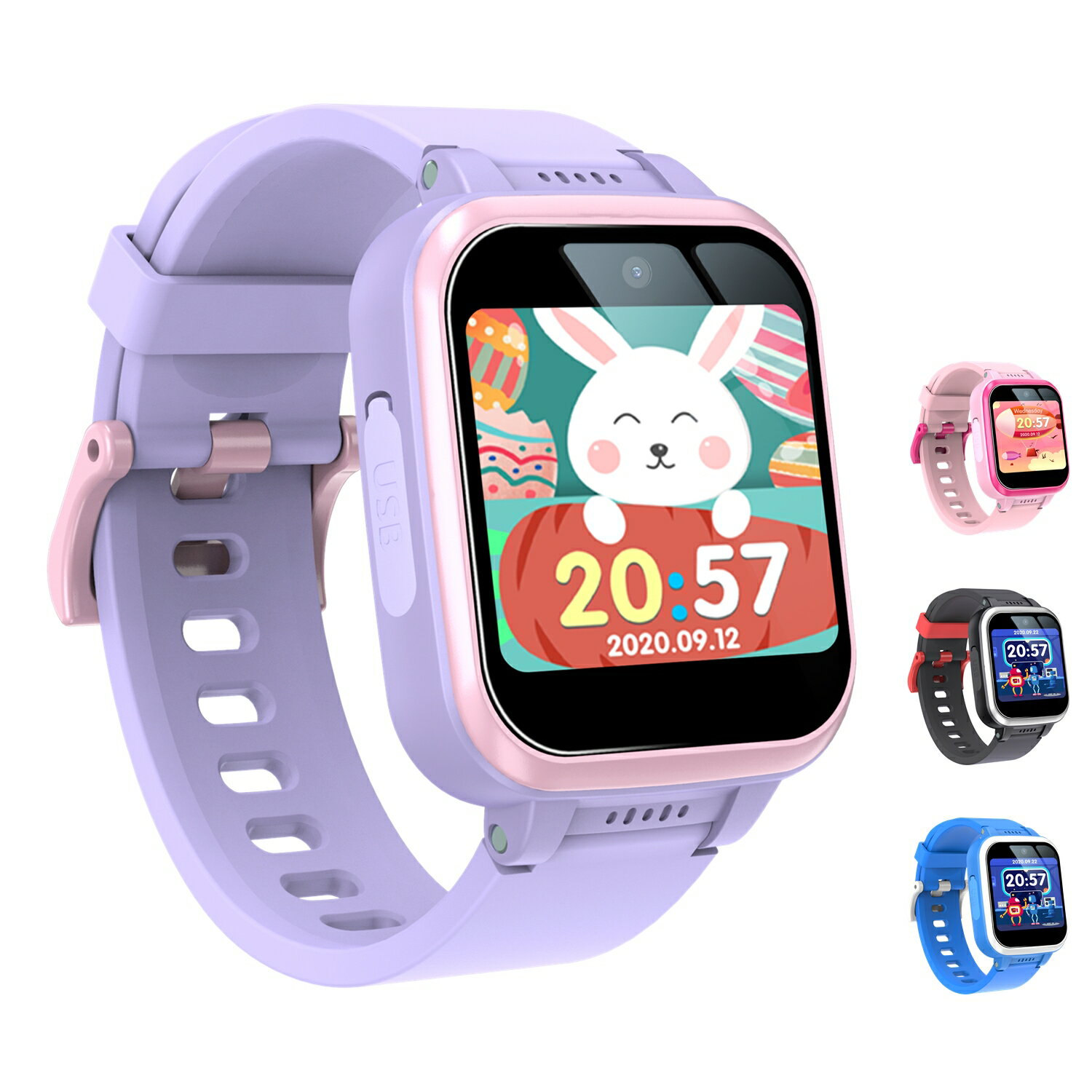 キッズ 腕時計 スマートウォッチ 子供 スマートウォッチ キッズ kids watch 女の子 男の子 おもちゃ スマートウォッチ 腕時計 腕時計 スマートウォッチ 5歳 6歳 7歳 8歳 誕生日プレゼント 音楽 アラーム 歩数計 録画録 入園入学祝い 女の子 男の子プレゼント 小学生