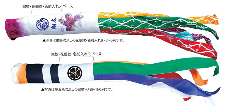 鯉のぼり家紋入れ タイプ1 徳永こいのぼり