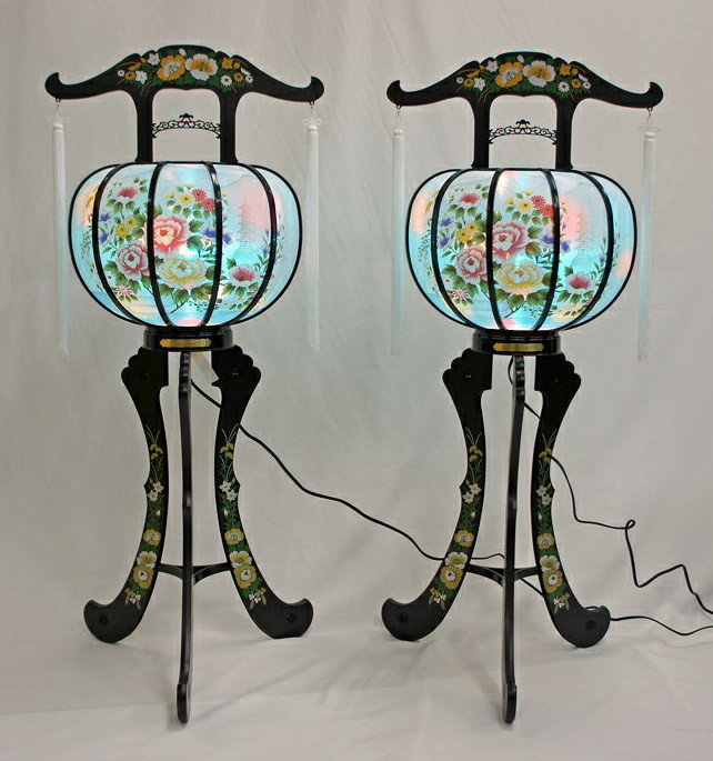 【盆提灯】【新盆】 あかね（一対） 【お盆】【初盆】