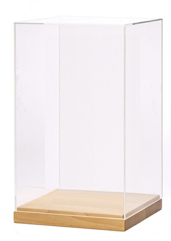 専用オプション 羽子板用 アクリルケース H250 台座木製 26.5cm