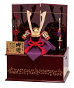 五月人形 収納飾り 収納兜飾り 兜 平安豊久 8号 唐草之兜 GG-117 p49