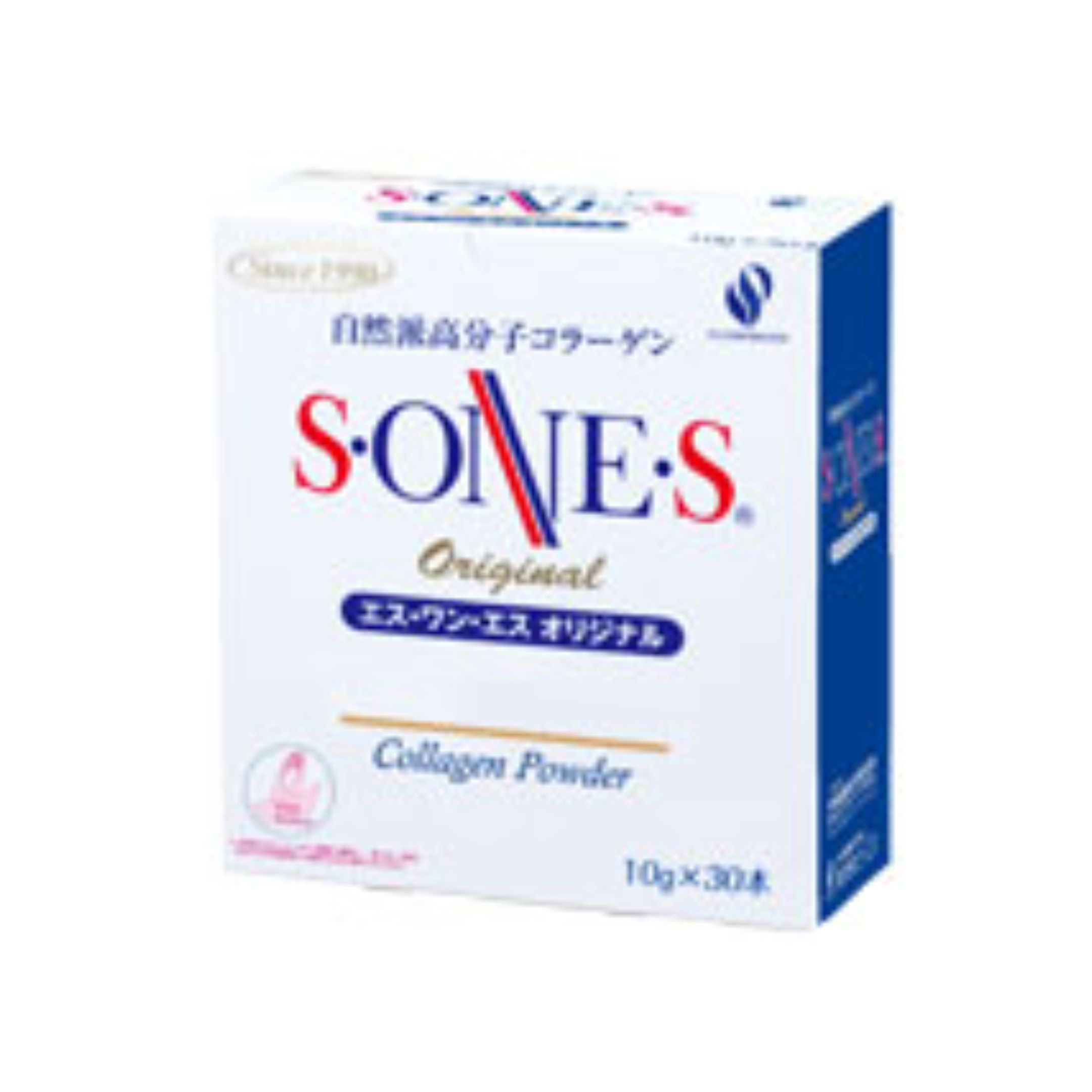 【あす楽】SONES エスワンエス オリジナルコラーゲン 300g(10g×30本) 個包装タイプ 自然派高分子コラーゲン コラーゲンパウダー