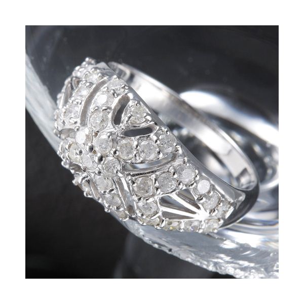 K18 1ctアンティーク調パヴェリング 13号