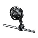 (インボイス対応)サンワサプライ 小型クランプ扇風機(充電式) VEH-FAN1