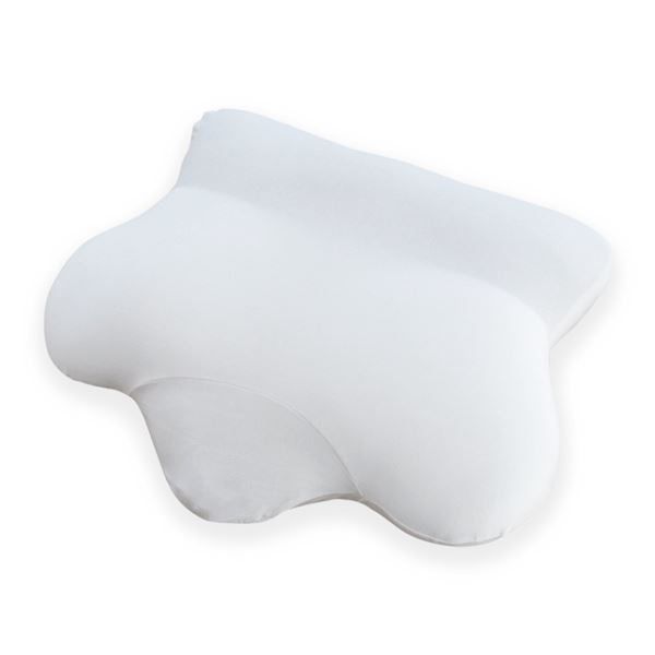 (インボイス対応)至福の夢心地枕（ビーズ枕） 48×63cm 専用カバー付き ホワイト【代引不可】