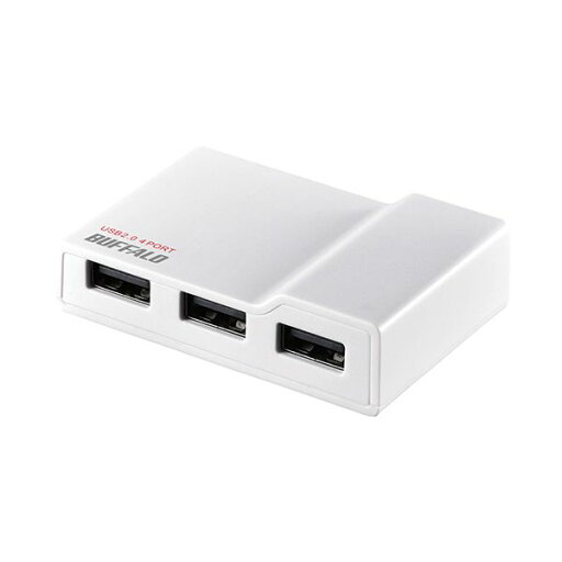 (インボイス対応)バッファロー USB3.0 バスパワー Type-Aハブ 4ポート ホワイト BSH4A11WH 1個 (インボイス対応)バッファロー USB3.0 バスパワー Type-Aハブ 4ポート ホワイト BSH4A11WH 1個