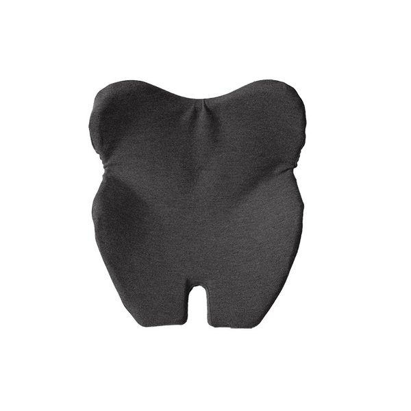 (インボイス対応)オフィス デスク ワーク サポート クッション お尻 姿勢 ブラック 約45×40cm【代引不可】