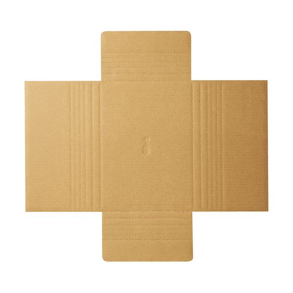 (インボイス対応)（まとめ） TANOSEE タトウ式段ボール B5用 1パック（50枚） 【×2セット】