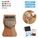 指で弾くピアノ カリンバ初心者セット ハンドメイドタイプ 10キー