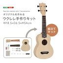 オリジナルを作れる ウクレレ 手作りキット 21インチ(ソプラノ)