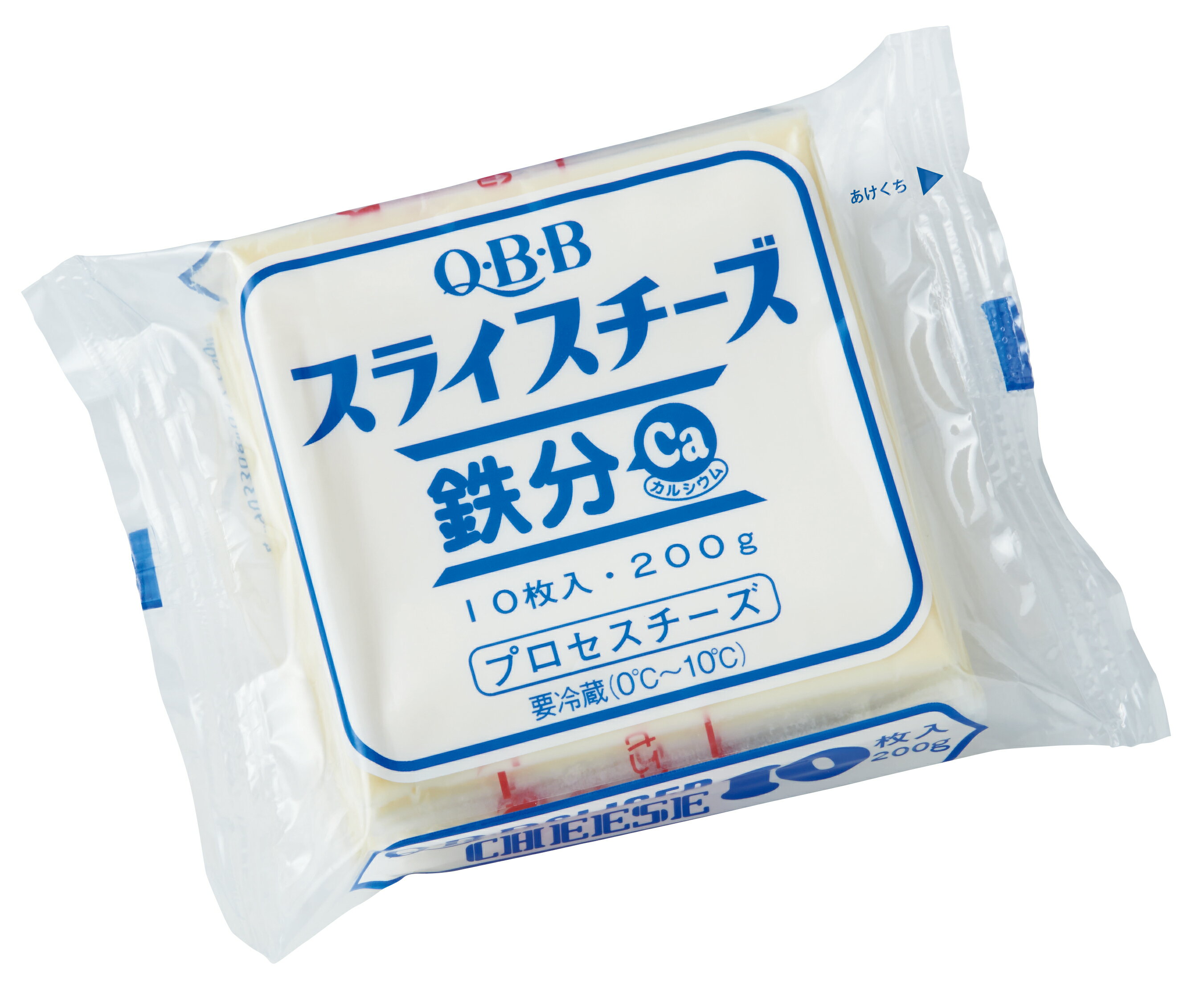 《冷蔵》 六甲バター QBB スライスチーズ 鉄分・カルシウム入 （20G）X10枚入 学校給食 業務用 ナチュラルチーズ プロセスチーズ 給食 子供 お弁当 国産 安心 安全 懐かしい なつかしい qbb