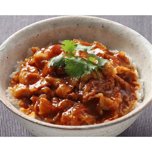 《冷凍》ヤヨイサンフーズ どんぶり食堂 四川風旨辛豚丼の具 (110GX5)X4