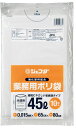 《常温》　スズカ未来　ジェフダ　業務用ポリ袋ゴミ45L　半透明　10マイ 学校給食 業務用