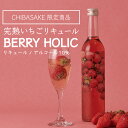 完熟いちごリキュールBERRY HOLIC 500ml×2本セット カクテル リキュール（千葉県 お酒 グルメ プレゼント ギフト お土産 父の日 母の日 還暦 誕生日 記念品 退職祝い 結婚祝い 送料無料）