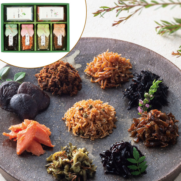 ＼お歳暮 早割／佃煮 ギフト 詰め合わせ 贈答 贈り物 京楽味 佃煮詰合せ わS-30N【AP】グルメ 人気 おすすめ ギフト 贈答 取り寄せ お取り寄せグルメ たけのこ昆布 梅ひじき 木耳山椒 焼き紅鮭 ちりめん山椒 プレゼント 手土産 高級 お中