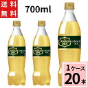 カナダドライ ジンジャーエール PET 700ml 送料無料 合計 20 本（20本×1ケース）ジンジャエール ジンジャー 炭酸飲料 送料無料 4902102141994