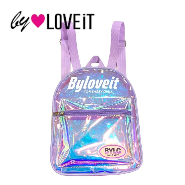 【2024春夏新作】by LOVEiT PVCリュック No.7842420（ 子供服 女の子 キッズ トドラー ジュニア バイラビット バッグ リュック bag 可愛い お出掛け お洒落 ロゴ 流行 人気 プレゼント ギフト マルチ 春 夏 秋 冬 ）のサムネイル