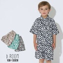 【2025春夏セール】b-ROOM【Disney】【セットアップ可能】総柄パンツ No.9853170( ビールーム 子供服 男の子 キッズ トドラー ジュニア ボトムス ハーフ パンツ ウエストゴム ミッキー 総柄 チェック コラボ キャラクター カジュアル カッコイイ 人気 春 夏 )