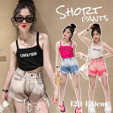韓国子供服 グラデデニムショートパンツ No.240409-02 韓国ファッション ダメージ デニム パンツ 薄手 キッズ ピンク ブルー 大人っぽい 夏服 シンプル 女の子 ダンス かっこいい 可愛い オシャレ 春 夏 秋 人気 子供服 Cheeky ちーきー 新作(4)