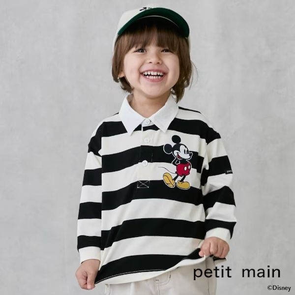 Petitmainラガー長袖Tシャ...