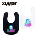 X-LARGE KIDS xlarge タイダイファニーゴリラスタイ No.9431506 エクストララージキッズ（子供服 男の子 ベビー ナルミヤインターナショナル エックスラージ 新生児 ギフト 小物 スタイ 出産祝い 白 ホワイト 黒 クロ オールシーズン ）