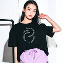 【新作早期限定価格 4/25まで】ZIDDY ジディー 半袖ビッグTシャツ (ブラック) モチーフロゴ刺繍 1235-62661 130～160cm 【メール便(送料全国220円）対応】