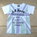 L.COPECK コペック C.B.Anew 半袖Tシャツ (グリーン）ユニオンジャックプリント 男児用 男の子 CA0002 100cm～160cm【メール便のみ 送料220円】