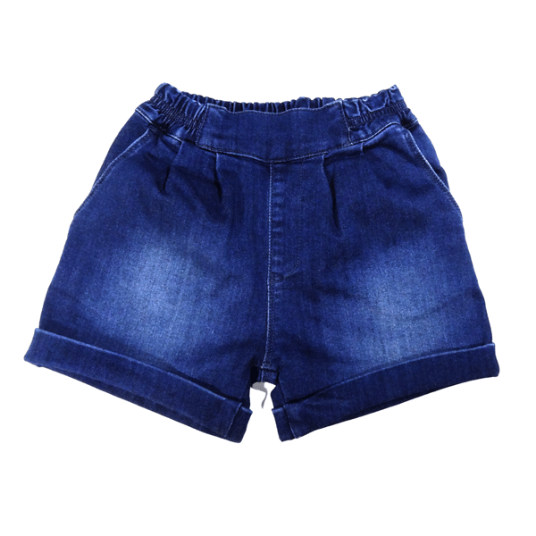 【サイズ不揃い処分】 L.COPECK コペック ショートパンツ (ネイビーブルー） タック付き C7015 100cmのみ 【メール便のみ 送料220円】