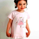 【夏物バーゲン】 SLAP SLIP スラップスリップ 半袖Tシャツ(ピンク)きらきらうさぎさん 1815-79528 90~130cm メール便(送料全国220円)対応】