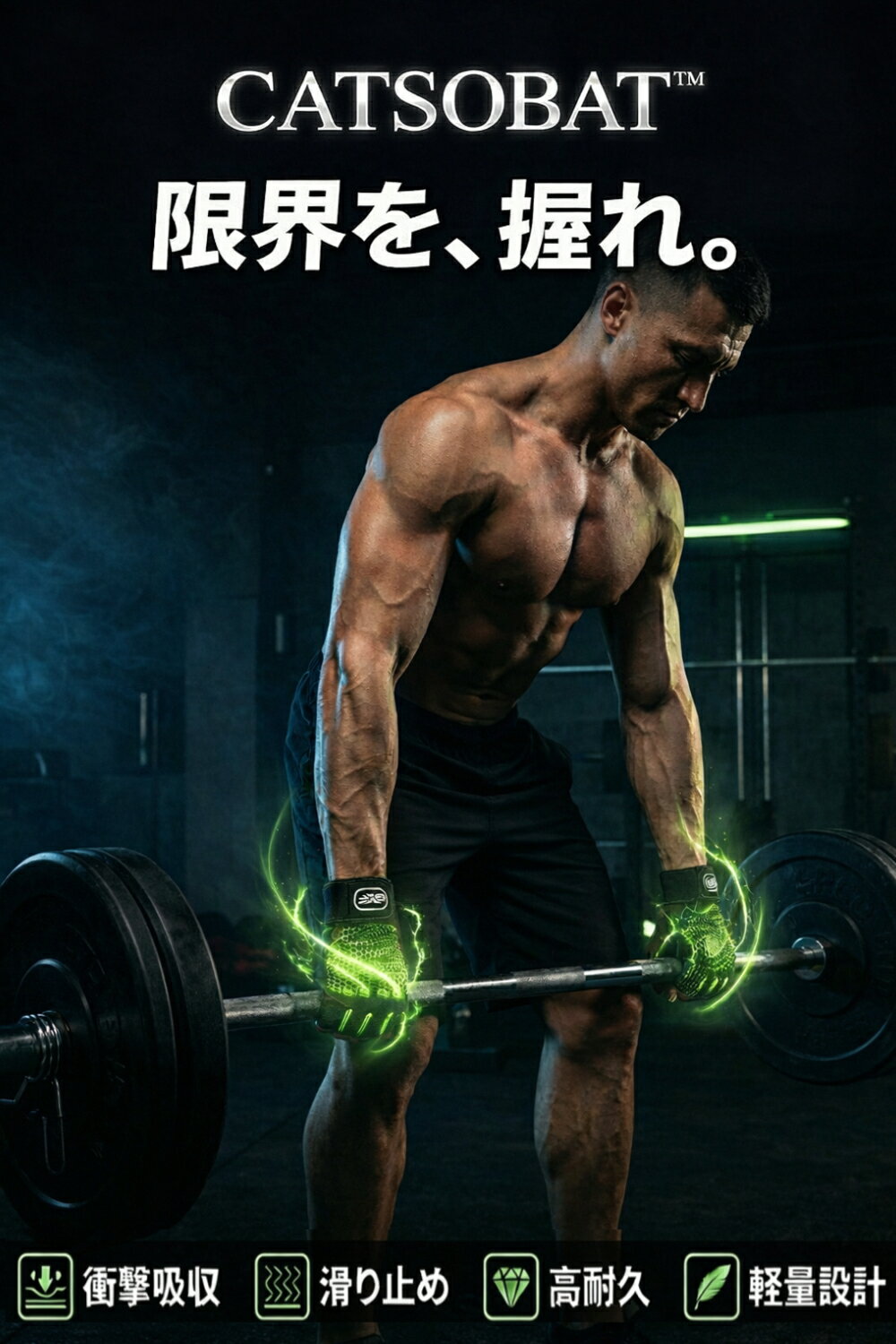 本格派 トレーニンググローブ 筋トレ リストストラップ 手首保護 ウエイトトレーニング ベンチプレス ダンベル 懸垂 30日保証