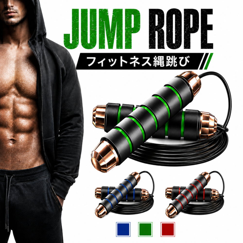 乐天商城 - 【ダイエット＆脂肪燃焼】縄跳び ボクシング トレーニング用 有酸素運動 ダイエット 脂肪燃焼 フィットネス 大人用 ジム向け【メーカー30日保証付き】