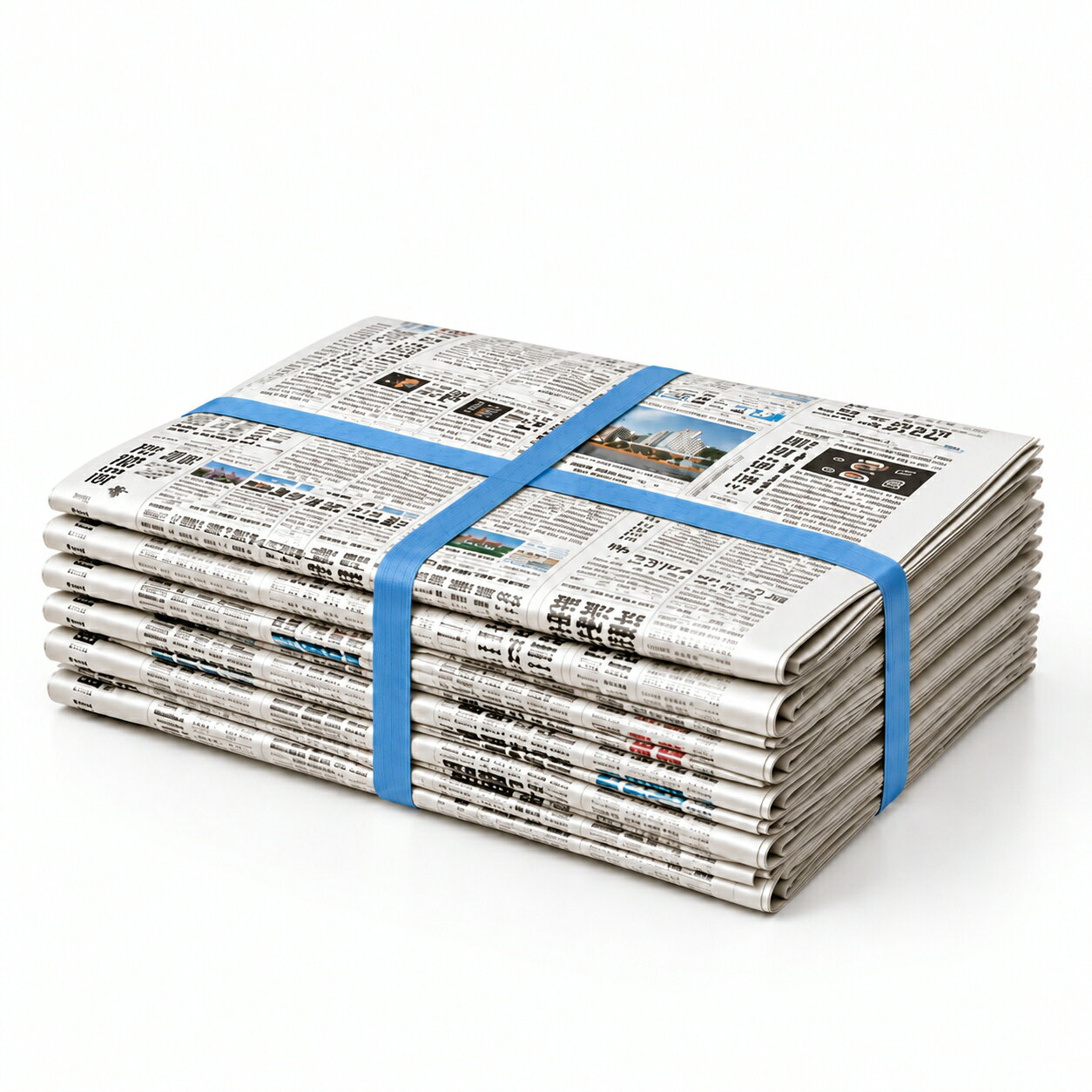 新聞紙 7kg 【49日分 朝刊のみ】 完全未使用予備紙使用 チラシなし ペット トイレシート 引っ越し 梱包 緩衝材 包装…