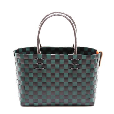 Square S <Wood green>シック CHiC カゴバッグ カゴバック プラカゴ レディースバッグ トートバッグ ハンドバッグ ミニバッグ かばん 鞄 丈夫 洗える 軽い 耐水 防水 ランチ スポーツ ゴルフ 散歩 犬 コンビニ 温泉 スーパー銭湯 プレゼント 人気