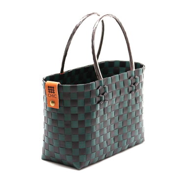 Square S <Wood green>シック CHiC カゴバッグ カゴバック プラカゴ レディースバッグ トートバッグ ハンドバッグ ミニバッグ かばん 鞄 丈夫 洗える 軽い 耐水 防水 ランチ スポーツ ゴルフ 散歩 犬 コンビニ 温泉 スーパー銭湯 プレゼント 人気