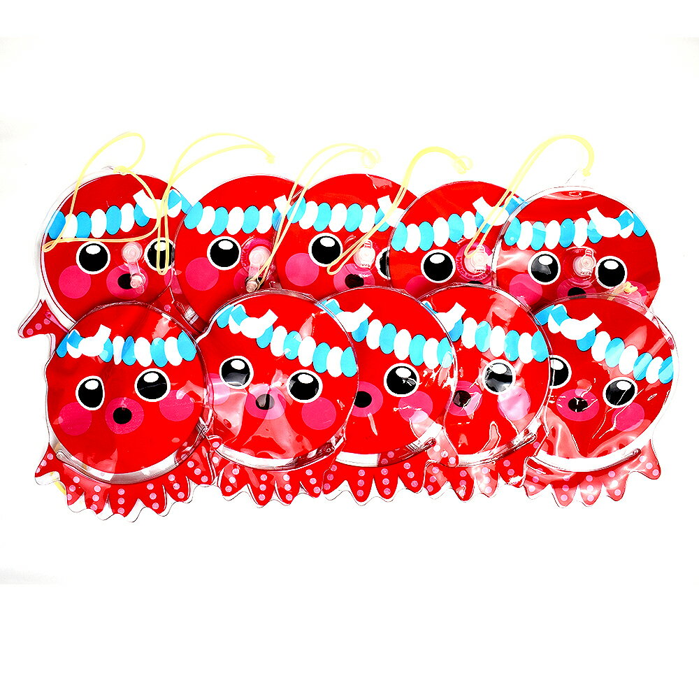 タコちゃんヨーヨー10個セット 玩具　おもちゃ　子供　キッズヨーヨー　釣り　縁日　空気ビニール　お祭り