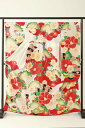 【used振袖販売・着物のみ】【us-f29-007c】 振袖 半襟 半衿 刺繍 訪問着 附下 付け下げ 着物 長襦袢 襦袢 和装 和服 着付け 成人式 結婚式 入学式 入園式 卒業式 七五三 着付け練習(4)