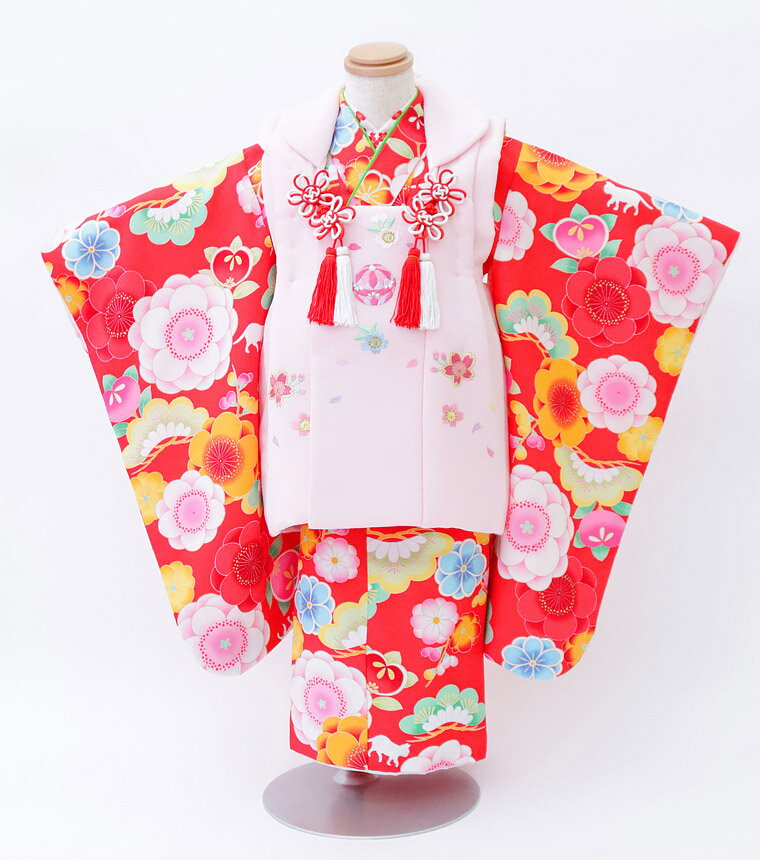 七五三着物被布3歳女の子フルセット...