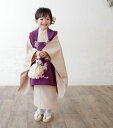 【レンタル】【3-0208】七五三 着物 被布 3歳 女の子 フルセット 七五三レンタル 七五三着物3歳 七五三着物 髪飾り 草履 バッグ 753着物 3泊4日