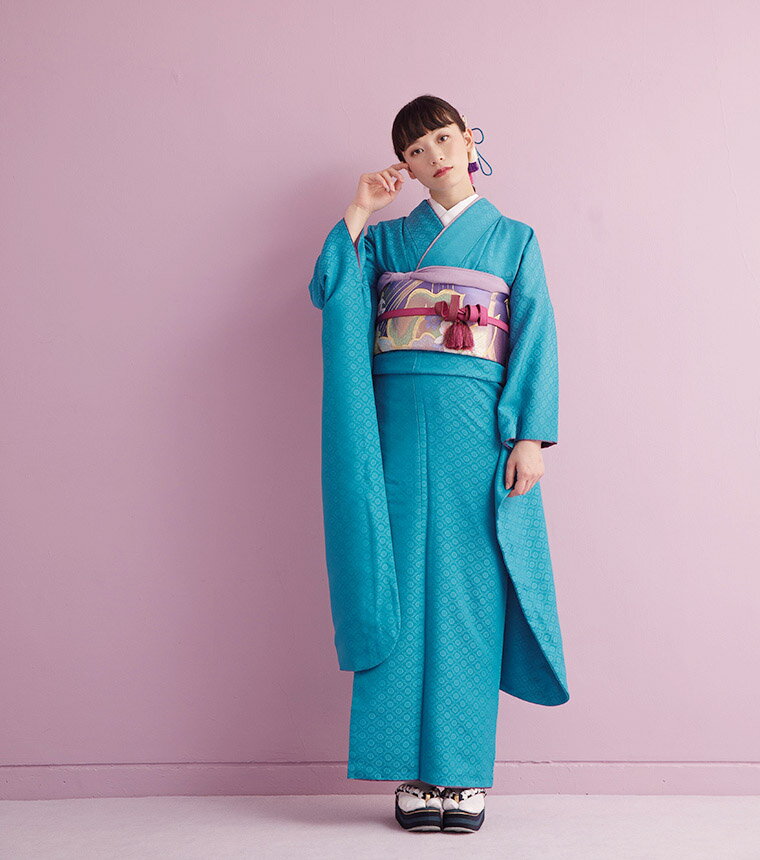 お買い物マラソンクーポン発行中！【レンタル】【f-0040】振袖【2027年成人式ご予約受付中】 フルセットレンタル レンタル17点セット [成人式 晴れの日 振袖 二十歳 正絹][送料無料][3泊4日]