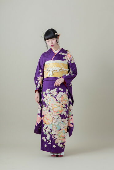 【レンタル】【f-0115】振袖 【2027年成人式ご予約受付中】 フルセットレンタル レンタル17点セット [成人式 晴れの日 振袖 二十歳 正絹][送料無料][4泊5日]