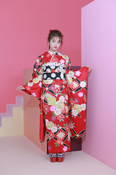 【レンタル】【f-0123】振袖 【2027年成人式ご予約受付中】 フルセットレンタル レンタル17点セット [成人式 晴れの日 振袖 二十歳 正絹][送料無料][4泊5日]
