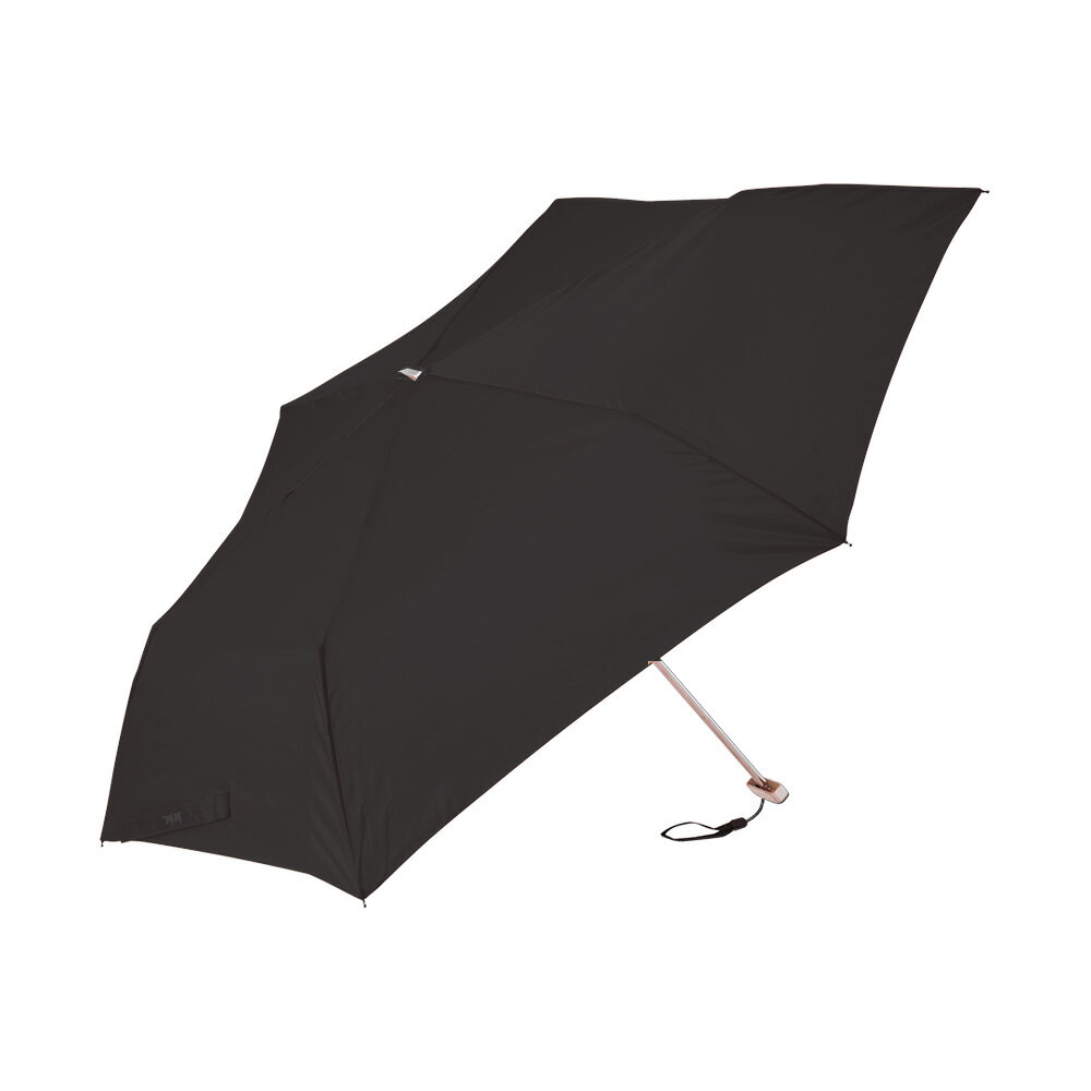 【あす楽は365日発送中】傘 黒色 折りたたみ傘 超薄型 軽量 ウォーターフロント ポケフラット50 Bカラー 無地 シルバー手元 折り畳み傘 軽い メンズ レディース 黒色 雨傘 親骨50cm ブランド waterfront GKB-3F50-UH-8T