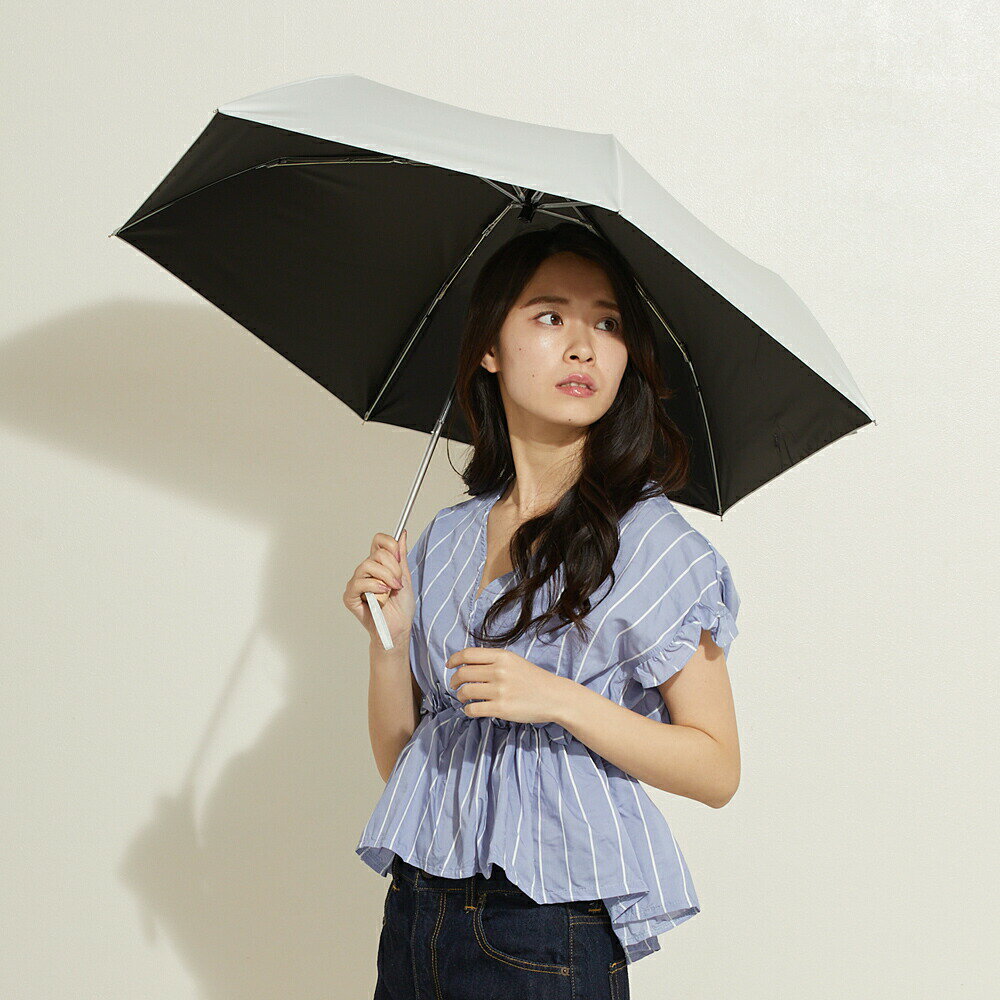【最短日選択は365日出荷】 [ 太陽光を強力に遮る ] 晴雨兼用傘 軽い 日傘 傘 遮熱遮光 軽量 ウォーターフロント サンシェイド木手 折りたたみ傘 親骨50cm レディース メンズ 完全遮光生地 プチギフト 涼しい 傘専門店