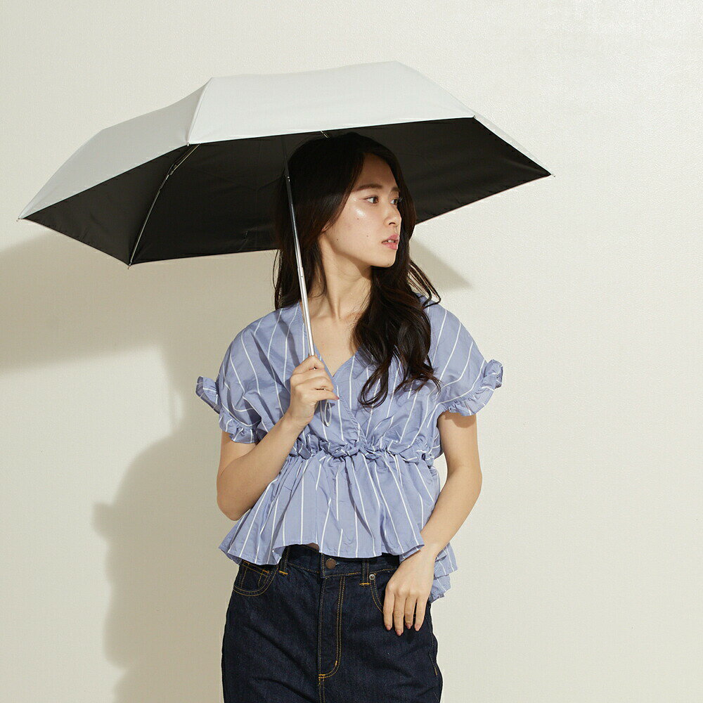 【最短日選択は365日出荷】 [ 太陽光を強力に遮る ] 晴雨兼用傘 軽い 日傘 傘 遮熱遮光 軽量 ウォーターフロント サンシェイド木手 折りたたみ傘 親骨50cm レディース メンズ 完全遮光生地 プチギフト 涼しい 傘専門店