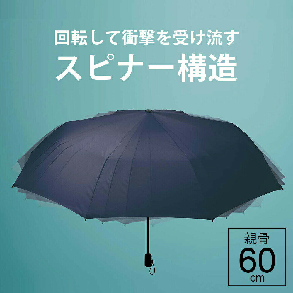 【14時までのあす楽は365日出荷】［回転して衝撃を受け流す傘］傘 折りたたみ傘 ウォーターフロント LIM スピンキャノピー 折り畳み傘 大きい 大判 親骨60cm 男性 女性 メンズ レディース ユニセックス ブランド 傘の部分が回転する傘 傘専門店 父の日